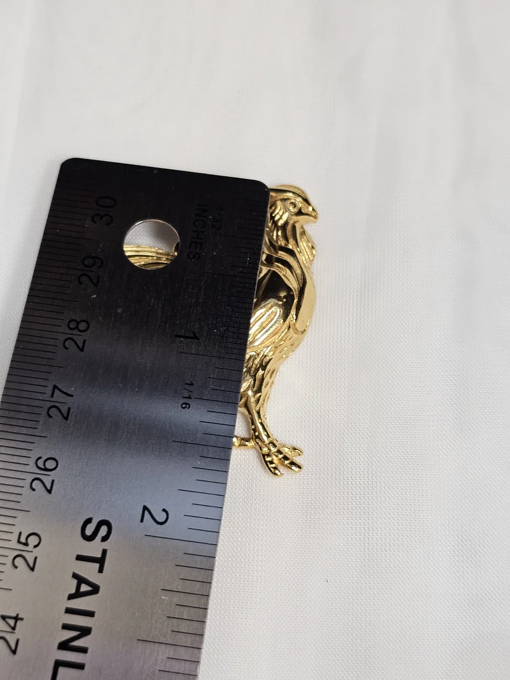 Gold Rooster Pendant Necklace - Women Jewelry